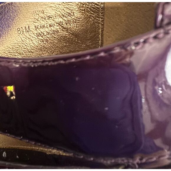 Sofft Sandal Size 8.5M Purple Patent Caged Zip Block Heel Bootie Dress Shoe - Picture 6 of 11